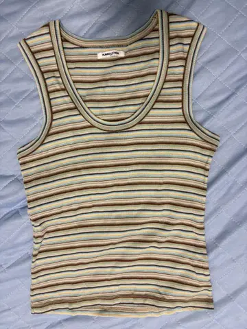 FUMIKA_UCHIDA Multicolor Stripe TankTop