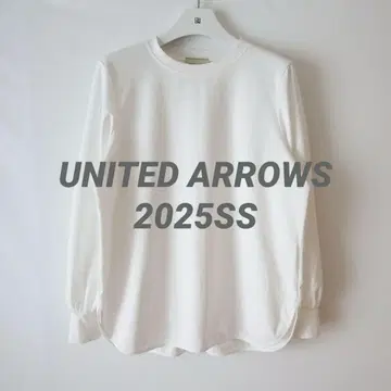 UNITED ARROWS 분또 셔츠 테일 티셔츠 화이트