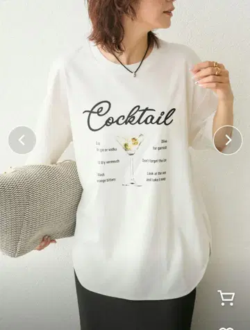 RIVE DROITE(리브 드와) COCKTAIL 오버 Tee