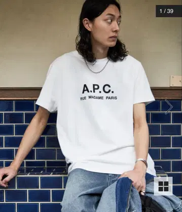 A.P.C. RUE MADAME T 화이트 셔츠