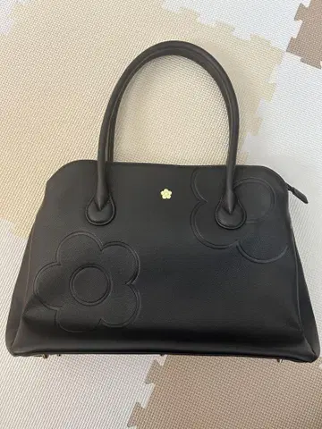 MARY QUANT 블랙 토트백