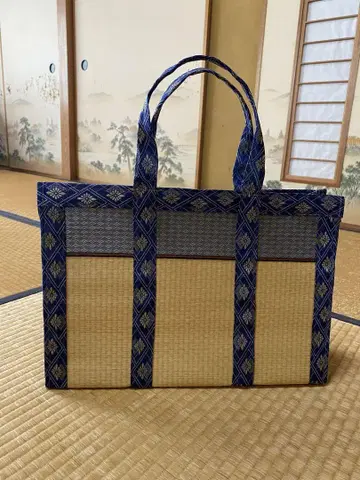 다다미 토트백 골풀백