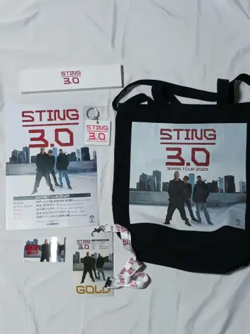 STING 3.0 JAPAN TOUR 2025 토트백 등 6종류