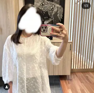 cccmalie 자수 블라우스 화이트
