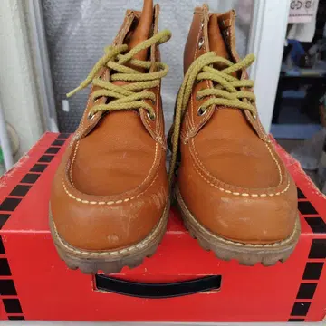 CEDAR CREST 남성용 천연 가죽 워크 부츠