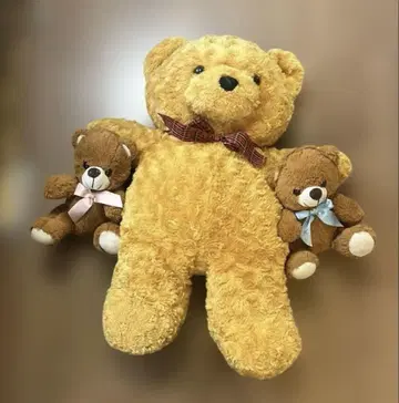 곰 봉제 인형 3개 세트 테디 베어 곰 테디베어