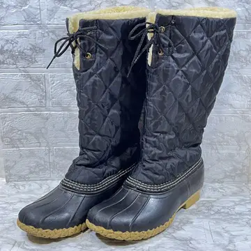 [ 새상품급 ] L.L.Bean 비 부츠 퀼팅 보아 블랙 23.5cm