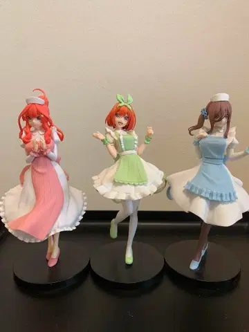 5등분의 신부 kyunties 간호사 피규어 3체 세트