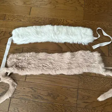 퍼 티펫 숄 머플러 스톨 2개 세트