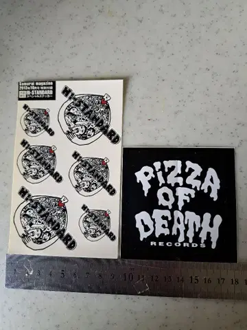 HI-STANDARD PIZZA OF DEATH 스티커 하이스 타