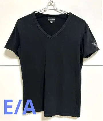 엠포리오 아르마니 V넥T셔츠 남성용 L 스트레치