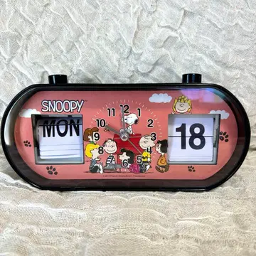 스누피 탁상시계