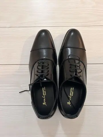 블랙 가죽 신발