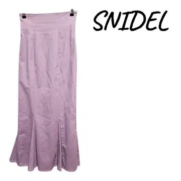[ 새상품급 ] SNIDEL 연보라 심플 타이트 스커트