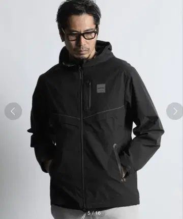 ( BLACK LABEL ) 고밀도 타프타 리플렉터 후디드 자켓
