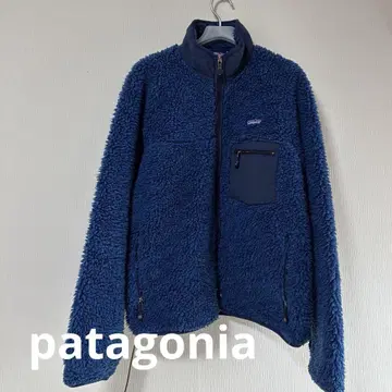 patagonia 플리스 자켓 남성용 L 네이비