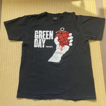 그린데이 T셔츠 Green Day 밴딩T셔츠 GREEN DAY 로고T