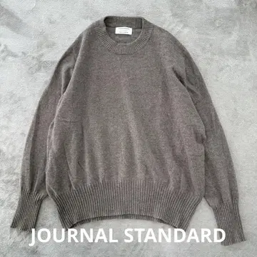 JORNAL STANDARD 캐시미어 100% 긴팔 니트 루즈핏 그레이지