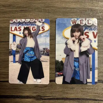 YUKI 콜렉터블 카드 2장 세트