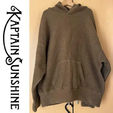 KAPTAN SUNSHINE 울 캐시미어 풀오버 후드티