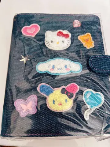 [미개봉 새상품] 산리오 데님 와펜 바인더