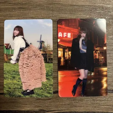 YUKI 콜렉터블 카드 2장 세트