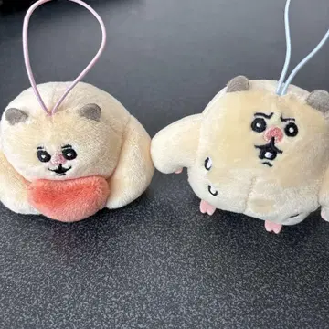 근육질 햄짱 봉제 인형 마스코트 2세트