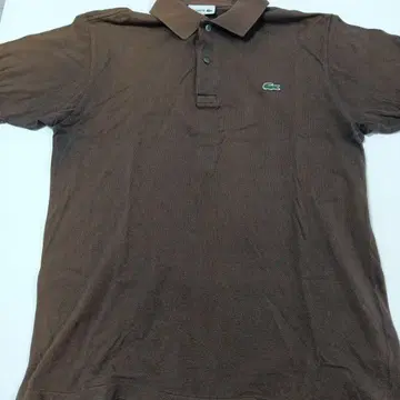 LACOSTE 1212 클래식 핏 피케 셔츠 브라운 US M