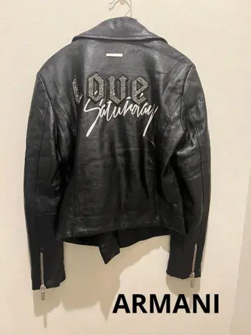Armani Exchange 더블 라이더 자켓