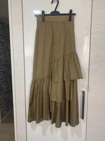 코코딜 티어드 롱 스커트