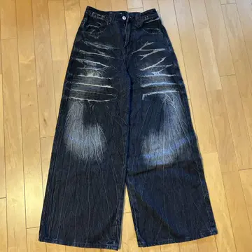 RHNDE 다크 와이드 팬츠