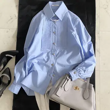 새상품급 데이지 린 Lady Tuxedo Blouse 40