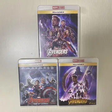 어벤져스 Blu-ray&DVD 3작품 세트