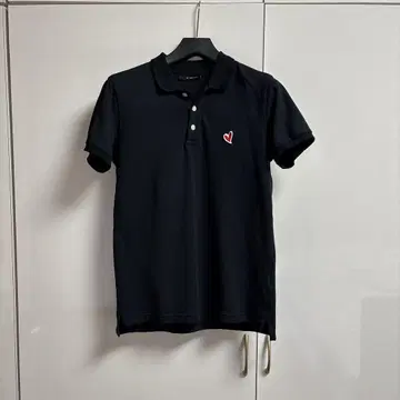 스위트 하트 블랙 피케 셔츠