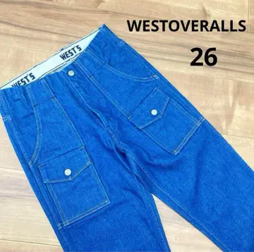 새상품급 WESTOVERALLS 웨스트오버롤즈 데님 26