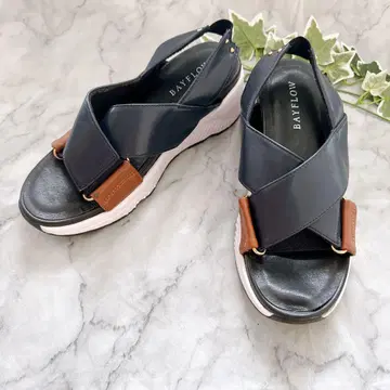 BAYFLOW 스니커즈 샌들 네이비 24.5cm 상당 L 사이즈