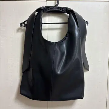 HARE 합성 가죽 쇼퍼 토트백 토트백 블랙