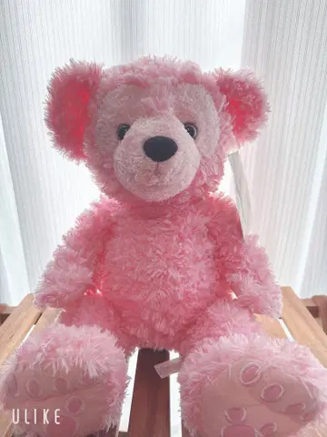 wdw 더피 핑크 디즈니 베어 봉제 인형