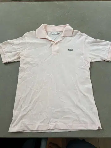 LACOSTE 핑크 피케 셔츠
