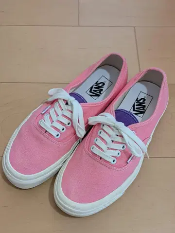 VANS 애너하임 오센틱 V44 DX 체커 핑크 퍼플