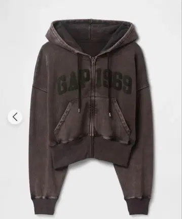 gap 빈티지 소프트 집업 웨지 후드티 여성용