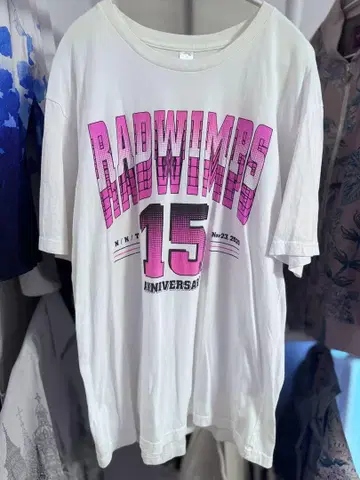 RADWIMPS T셔츠 15th Anniversary XL 사이즈