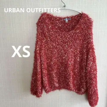 URBAN OUTFITTERS 빨간색 니트 스웨터 XS