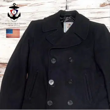 USA Sterlingwear P 코트 38L 울 피코트
