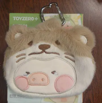 Lulu piggy 아기돼지 lulu 페이스 파우치 카라비너 포함 시크릿