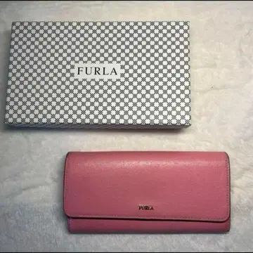 FURLA 핑크 장지갑