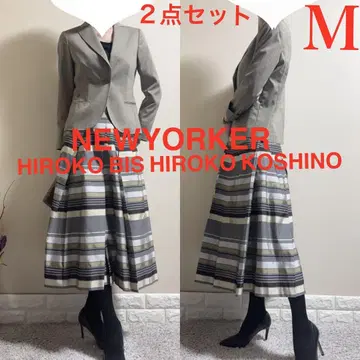 M 수트! 뉴요커 자켓 히로코코시노 실크코튼 스커트