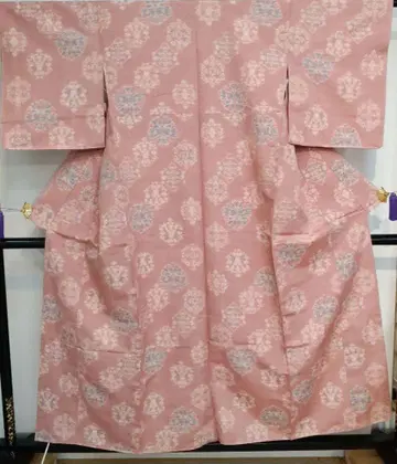 츠무기 기모노 순수 실크