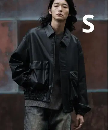 WYM MARTIFICIAL GRAIN SHORT BLOUSON