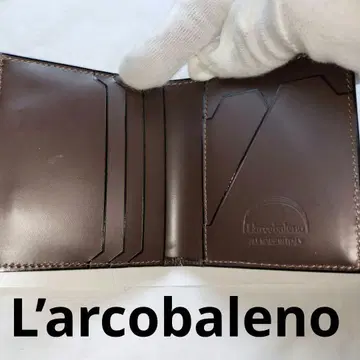 L'arcobaleno 이단 접이식 지갑/카드 케이스